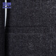 Romon (Romon) costume masculin d'automne professionnel formel usure de mariée veste de robe de mariée pour hommes mince costume noir et gris 4xl
