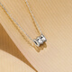 Saturday Fu PT950 platinum necklace small waist pendant B048907 about 1.15g without chain birthday gift