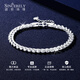 Shengshi Qiyuan platinum bracelet for women pt950 genuine platinum bracelet sparkling wheat ear bracelet Chinese Valentine's Day gift for girlfriend 6.42g/length 19cm