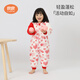 Liangliangliangliang baby sleeping bag spring and autumn all-in-one sleeping bag for all seasons with removable sleeves cotton children's anti-kicking quilt wishful thick cotton 200g 10-15