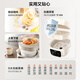 SUPOR electric stew pot, water-proof stew pot, stew pot, bird's nest stew pot, baby porridge, 4.5L electric stew pot, household upper steaming and lower stew micro-pressure electric stew pot DZ25YC891