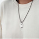 MZMZ platinum necklace for men pt950 platinum ghost pendant trend decoration Valentine's Day birthday gift for boyfriend and husband local warehouse/next day delivery - light luxury fashion necklace for men