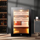 He Jiagong 50C1 intelligent temperature control and humidity control cigar cabinet cedar wood mini small home embedded wine cabinet 50C temperature control and humidity control full cigar style black