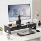 Zhuobo monitor elevated computer stand computer desktop storage rack with drawer storage rack CJ08 black metal 60cm