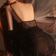 
Ono seven days couple flirting pajamas suspender nightgown for women with mesh pure and delicate style thin lace fun sexy bed nightgown transparent lace suspender skirt (breastless pad) + jacket One size 80-120Jin [Jin equals 0.5 kg]