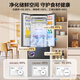 Rongsheng 325L French multi-door four-door double-cycle household refrigerator first-class energy efficiency variable frequency air-cooled frost-free ultra-thin small apartment maternal and infant space trade-in national subsidy air-cooled frost-free energy-saving refrigerator BCD-325WD18MP gray