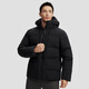 DESCENTE DESCENTE TRAINING series HEAT NAVI sports and casual men's short down jacket BK-black L (175/96A)