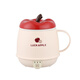 Le Stew Health Kettle Hot Milk Cup Hot Milk Artifact Health Cup Electric Boiling Cup Electric Heating Cup Portable Kettle Office Small One-person Water Boiling Cup Electric Stewing Cup 0.5L Hot Milk Cup with Filter-Ceramic Glaze Available in Dormitories