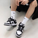 Nike Dunk Low Black and White Panda Classic Low Top Top Casual Slippers CW-DD OFFICIAL AUTHENTIQUE DD1503-101 MODÈLE DE FEMME 40