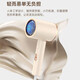 High-speed hair dryer, foldable dormitory hair dryer, home silent negative ion high-power non-harming hair constant temperature hair care barber shop hair dryer khaki 1800W wind power upgrade + double-layer insulation