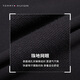 TOMMY HILFIGER breathable and comfortable spring and summer men's pique mesh contrast placket business casual short-sleeved T-shirt POLO obsidian black BDS M (recommended 135-150Jin Jin equals 0.5kg)
