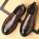 Scarecrow (mexicain) 2025 Nouvelle entreprise de mode masculine Costume formel chaussures en cuir authentique cuir en cuir respirant décontracté sans glissement