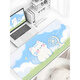 
Original suitable for cute mouse pad for girls cartoon super large thickened lock edge desktop pad dormitory office home custom table pad 16759 three lambs 600x300mm x 2mm