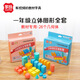 Galaxy Xingxuefen Primary School Students' first grade mathematics teaching aids, three-dimensional graphics, complete set of 27 geometric cube cylindrical conical ball model learning aids, 9930-Blue box-27-piece set of three-dimensional graphics 1