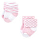 Luvable friends baby newborn and baby terry socks ballet shoes 12-pack 0-6 months