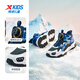 XTEP Children's Shoes Lingfeng 2.0 Winter Velvet Cotton Shoes Boys Campus Warm Sports Shoes Black/Dark Blue 37