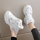 Hongxing Pink's shit-stepping plus velvet high-top dad shoes for women 2025 winter all-match sports and leisure shoes thickened large cotton shoes milk tea color CK819-5 plus velvet 38