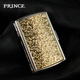 Príncipe japonés Príncipe cigarrillo para cigarrillos gruesos con tangcao de alta gama Tangcao Incienso tallado tallado anti-presión y clips de cigarrillos a prueba de humedad de almacenamiento 12 piezas YHC12101 Tangcao plateado de una sola cara 12 piezas gruesas cigarrillos gruesos