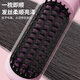 Cordless hair straightening comb Mijia Xiaomi flat fluffy straightening curling wand TYMO flat for high skull mini portable hair styling comb negative ion hair care straightening wand fully equipped with three generations of digital display - Sakura powder negative ion hair care + digital display screen