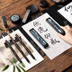 Shanlianhu Pen Fengyu Feicheng Blue Four Treasures of the Study Set Master Handmade High-end Brush Set Pen, Ink, Paper and Inkstone High-end Calligraphy Inkstone Table Ink Strip She Inkstone Pen Holder Great Gift