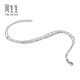 Chow Sang Sang Pt950 platinum double layer bracelet for women 92018B Price 19cm - 4.65g (including labor cost 400 yuan)