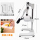 Hand-made freshly squeezed flat-head stall special juicer pomegranate commercial orange juice press orange artifact model + 1500ml filter pot with measuring cup + clip