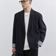 Earl Joel Casual Blazer Men's Suit's Men's High Deay Single Casual Wear Formal Wear Spring and Automne Loose Western Thin Style Engagement