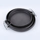 Shuanghang cast iron induction cooker grill pan Teppanyaki iron plate commercial round household gas grill pan Korean grill pan 30cm weighted grill pan 5cm