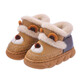 Winter children's cotton shoes 2025 new cartoon cute non-slip warm waterproof home outdoor baby cotton shoes coffee 15.5-24/25 inner length 15.5CM about 2-3 years old