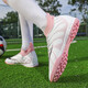 Fußballschuhe für Jungen und Mädchen Training Wettbewerb Schuhe Pink gebrochene Nägel-Zhuo 698 35