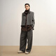 Weniger [gleicher Stil im Einkaufszentrum] 2025 Herbst neuer Stil Mode lose lockere lässige Weitbeinhose 2p9e15810 908 Black Coffee Series Xs XS