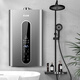CHIGO balanced gas water heater, dedicated for indoor installation of household gas, instant heating, variable frequency constant temperature, low water pressure start, safe and anti-leakage, 12L indoor installation, one-section intelligent control constant temperature, natural gas (12T)