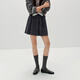Same style as Semir shopping mall | Skirt for women winter woolen plaid A-line skirt with wool 2025 short skirt 101725120001