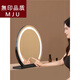 Japan's selected high-definition LED vanity mirror with light vanity mirror desktop smart home simple master bedroom semicircle gold 60 diameter (charged) fixed model touch three-tone lighting