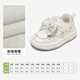 Snafy Girls Toddler Shoes 2025 Winter New Little Girls Sports Shoes Plus Velvet Warm Baby Casual Shoes Vanilla White 23 Recommended Foot Length 14.3cm