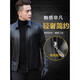 Ipenta International Light Luxury Marke Echte Lederjacke für Herren Herbst und Winter Revers Casual Sheepskin Motorrad Leder Jacke Black Abnehmbar Inner Liner - Exquisite Geschenkbox XL 175 125-140jin [Jin gleich 0,5 kg]