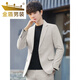 Golden Shield Casual Blazer Men's Korean Slim Small Suit Handsome High-end Business Loose Spring and Autumn Style Top Fashion Black Suit 08 Single Button M 105-120Jin Jin is equal to 0.5 kg