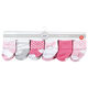 Luvable friends baby newborn and baby terry socks ballet shoes 12-pack 0-6 months