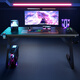 Yuekedi S3 gaming table desktop computer table solid wood home desk thickened carbon fiber can be equipped with robotic arm table S3 black carbon fiber legless lamp 120*73*75cm thickened two-segment board