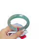 Jade bracelet, ice jade bracelet, oil green ice waxy female jade bracelet, peace bracelet for mother, gift for wife, oil green bracelet, exquisite gift box, 60-61mm+ high-end gift box