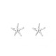 QMXD Starfish 999 Sterling Silver Earrings Women's Ear Piercing Earrings 2025 New Advanced Screw Buckle Earrings for Sleeping No need to Take Off Starfish Earrings Pair 999 Pure Silver + Silver Screw Ear Plugs