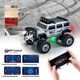 Bigfoot alloy mini remote control car off-road climbing desktop rc ultra-small car toy children's four-wheel drive drift silver Hummer 1 hour battery life_four-wheel shock absorber alloy body mini remote control front and rear lights + USB charging cable + gift box