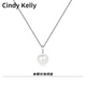 Cindy Kelly high-end light luxury freshwater pearl silver necklace for women, exquisite and heart-warming gift for wife, wedding anniversary birthday gift for girls, clavicle chain (6M), practical and high-end gift for wife and girlfriend