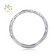 Chow Sang Sang 18K White Gold Ring Love Secret Cupid Feather Ring 91920R Pricing 15 Circles