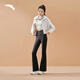 ANTA (ANTA) freedom pants丨High-waisted tummy-tightening butt-lifting trousers for women autumn and winter new slim-fitting Pilates yoga pants sports trousers basic black-2 M (female 165)