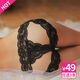 49 yuan 3 pairs of lace sexy low-waist open cross underwear women's sexy passion thong black one size