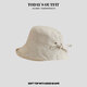 
Japanese fisherman hat for women in summer new style small fresh checked curly edge sun protection hat wide brim small basin hat green