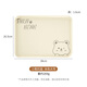 Caizhi (CAIZHI) rectangular tray tea tray household fruit tray breakfast tray storage tray snack tray large bear beige CZ6949