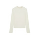
Teenie Weenie Bear Women's T-shirt 2025 Autumn New Small Tretleneck Fleece Base Long Sleeve Top Ivory White M