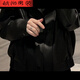 Ye Yu Korean style loose motorcycle double collar leather jacket is cool and versatile, trendy and fashionable 912 leather jacket single 2XL (160-180Jin Jin is equal to 0.5kg